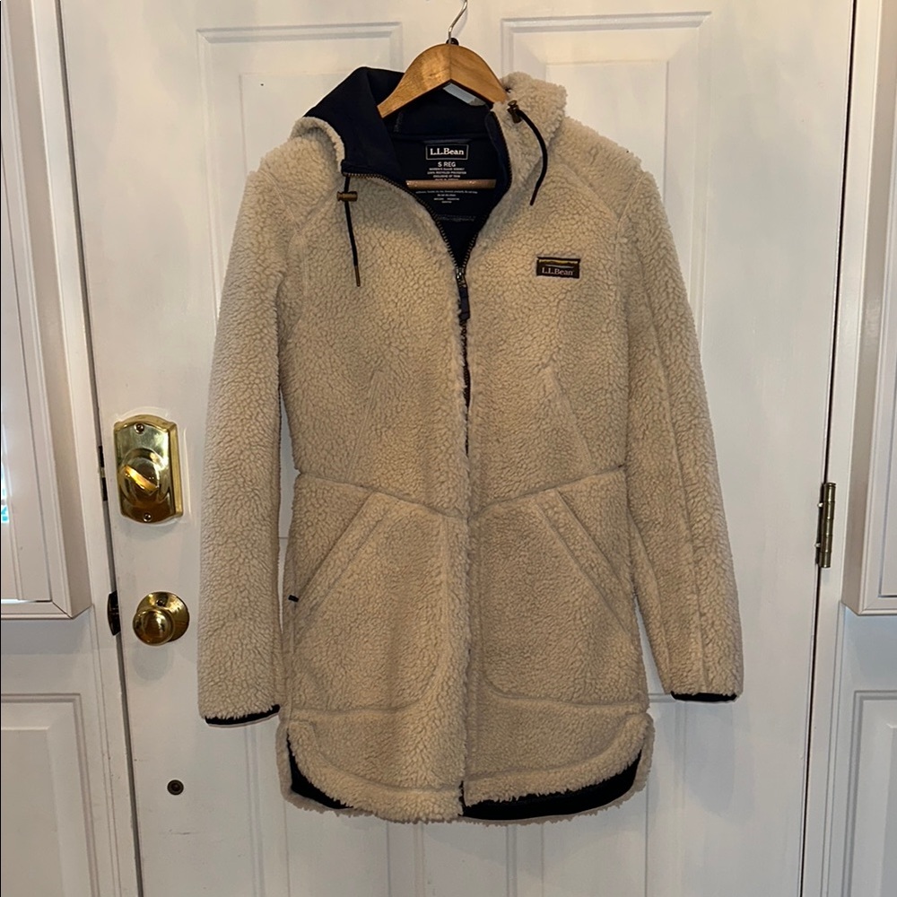 L.L. Bean Women's Cream Fleece Jacket